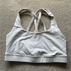 Lululemon energy bra White Sports Bra size 4